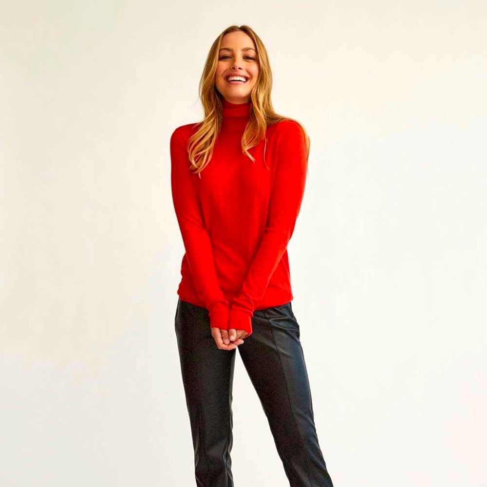 NWT RW&Co. Sustainable Turtleneck sweater Red/Orange XL
